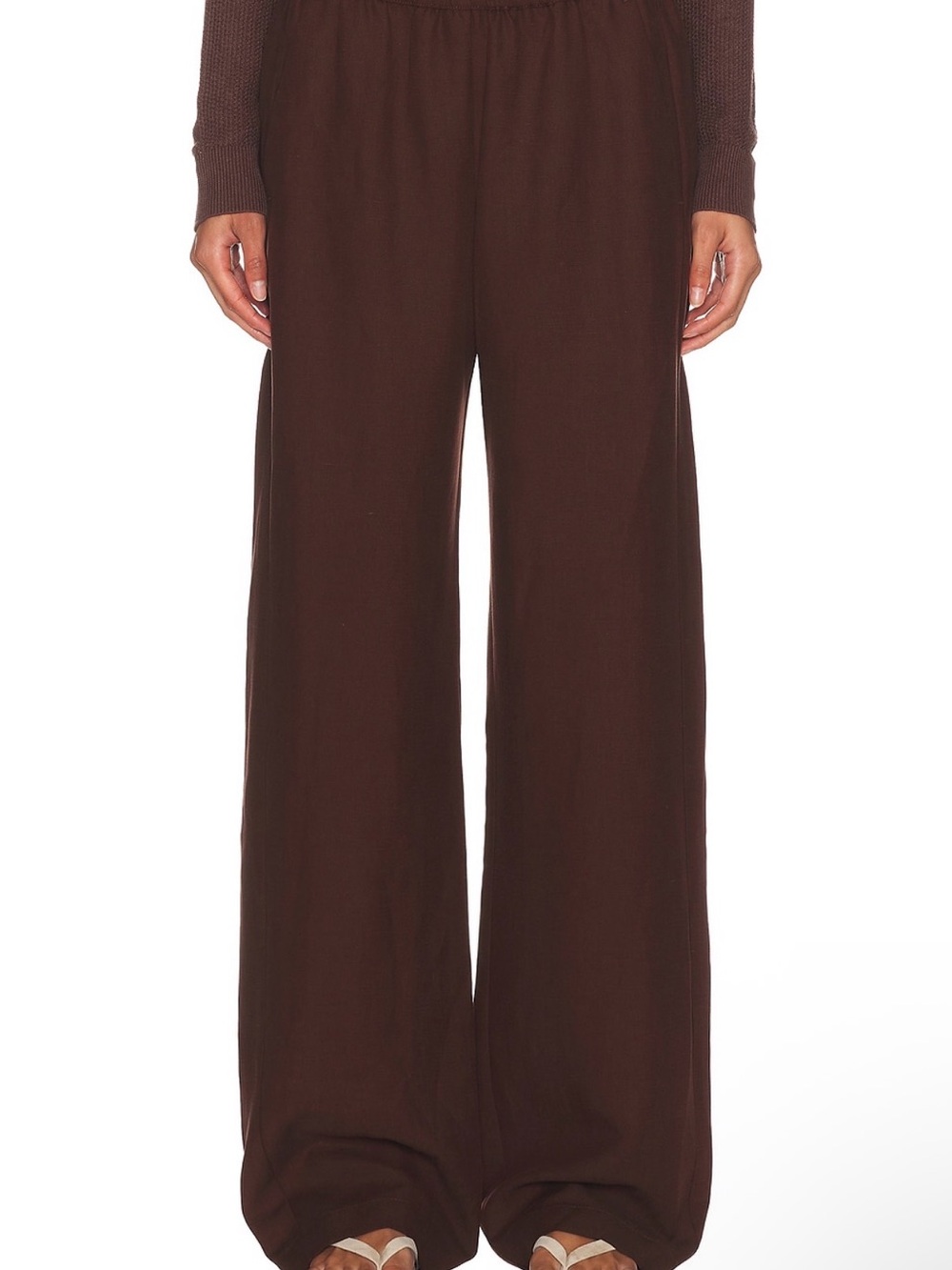 Enza Costa Every Day Pant - Chocolate Brown